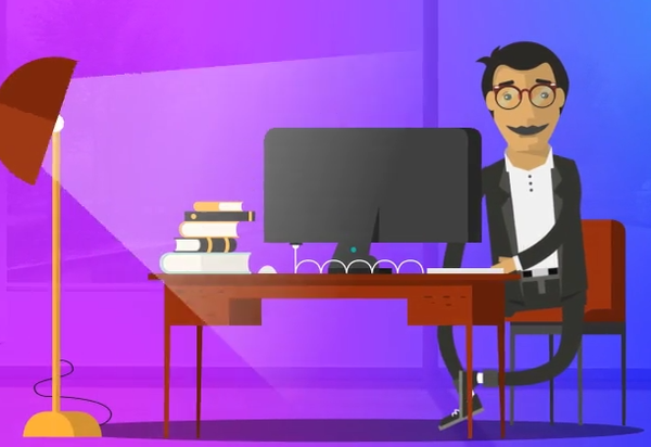 扁平化介绍宣传MG动画片头AE模板- Explainer Video Dream Shopping