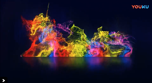 [logo展示] 多彩粒子舞动Logo动画AE模板- Rainbow Particles Logo Reveal