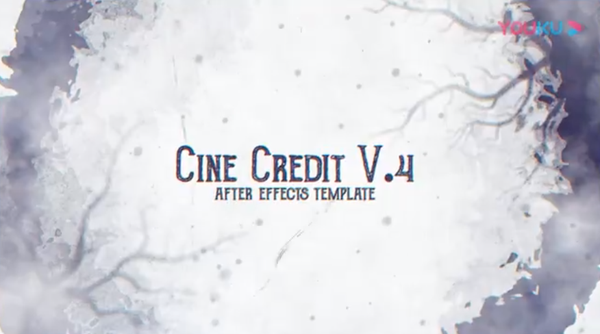 AE模板-电影片头演员表片头 Cine Credit V4