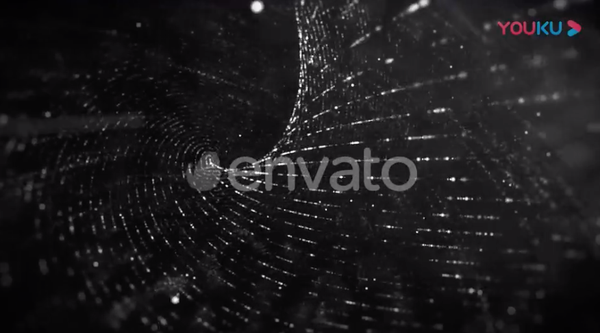 科技感粒子网背景视频素材 Digital Technology Screen