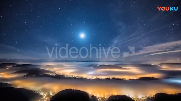 3组星星闪烁带通道视频素材 Flickering Stars Alpha