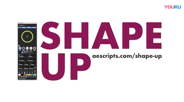 AE脚本-自定义生成图形层动画 Aescripts Shape Up v1.06 + 使用教程