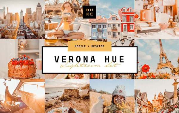 [人像LR预设] 维罗那粉色调旅拍人像LR预设+手机APP滤镜 Verona Hue Lightroom