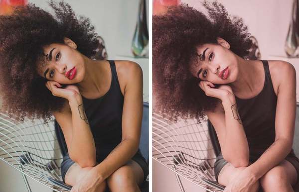 [旅拍LR预设] INS风流行玫瑰金色调旅拍人像Lightroom预设+手机APP滤镜