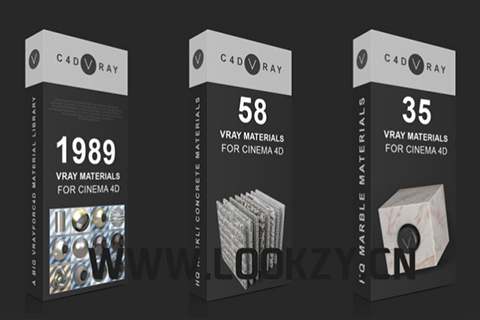 C4D超经典C4D Vray材质大合集 贴图 材质合集