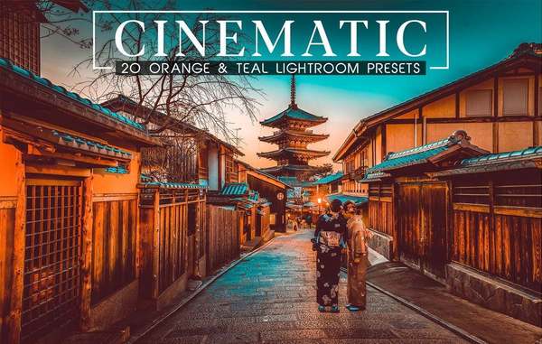 [风景LR预设] 20组电影橙色和蓝绿色Lightroom预设+Camera Raw预设