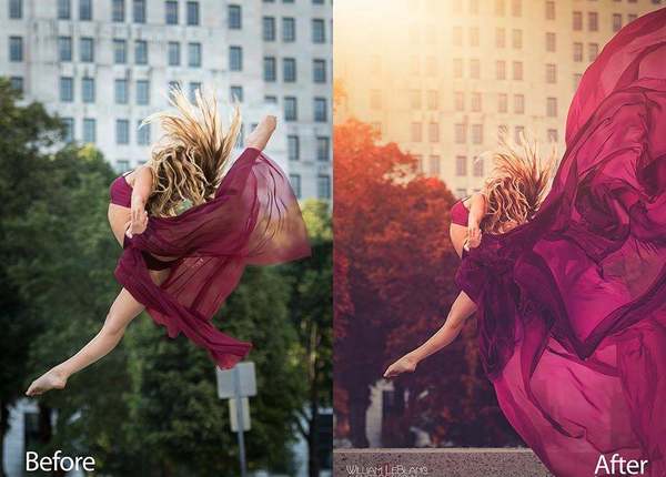 375款国外婚纱大片裙摆拖尾丝绸飘纱合成PSD素材(附全套教程)