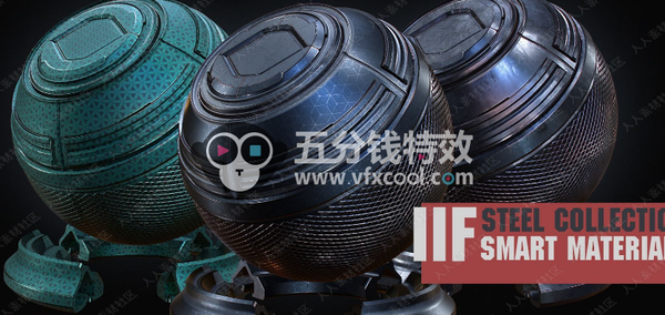 80组高质量科技风格Substance材质合集