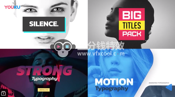 [Premiere预设] PR预设-21组时尚文字标题动画 Titles Premiere Pro V1.1