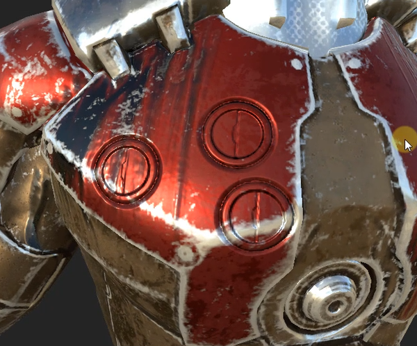 Substance Painter 后期添加法线贴图,处理边缘磨损