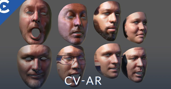 C4D专业面部表情捕捉跟踪动画C4D插件汉化版Cineversity CV-AR v1.5适用于Cinema 4D