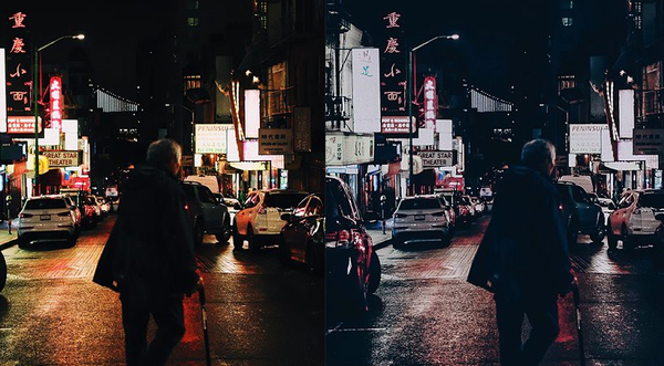城市风景黑金工业风LR预设/LR APP/PR/PS/FCPX/达芬奇/AE/LUT滤镜