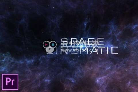 Premiere预设-太空粒子星空背景文字标题影视片头 Space Cinematic Titles