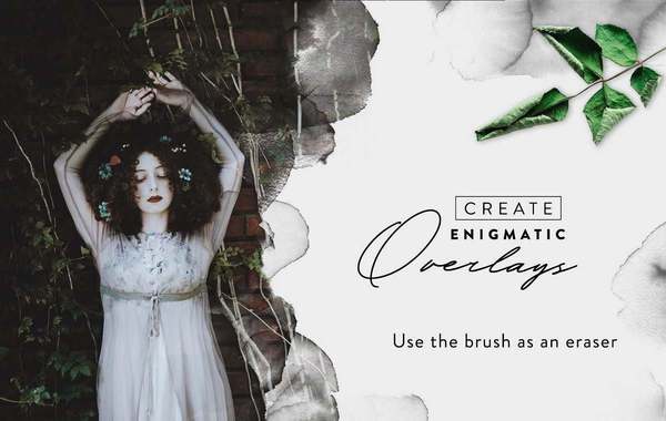 水彩怀旧痕迹记忆Procreate笔刷-Procreate APP画笔