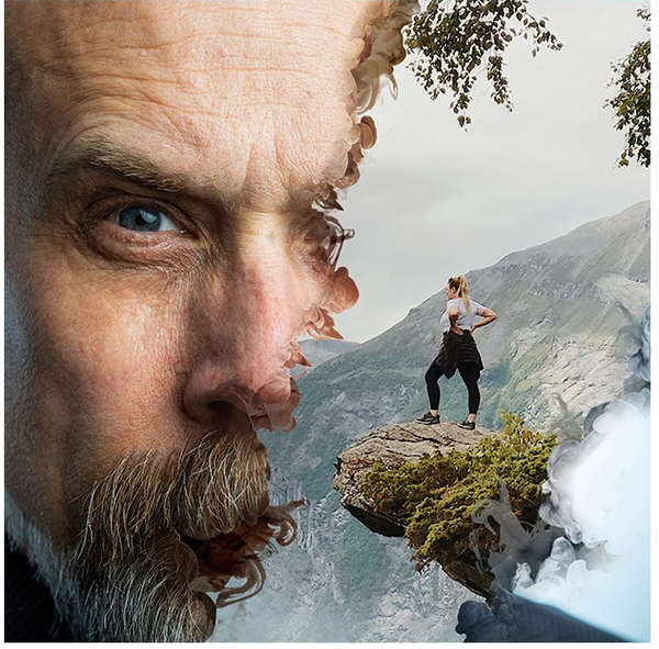 画中画曝光特效PS动作(GIF动画)Gif Animated Horizon Photoshop Action