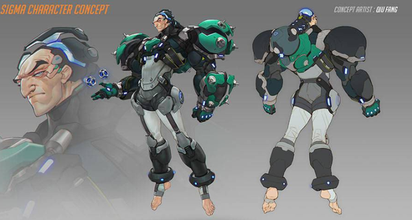 PS插画教程-守望先锋设计师的角色概念原画设计课程