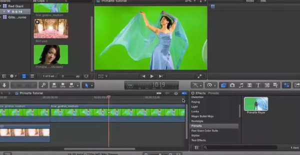 FCPX插件:Primatte Keyer 5 蓝屏绿屏抠像插件