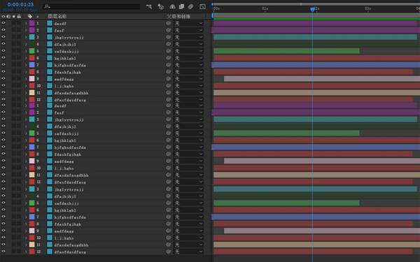 【教程】AE中时间轴快速定位的小技巧！