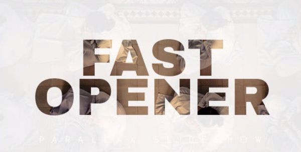 [开场片头] 文字图片切换快闪片头AE模板- Stomp Opener