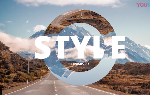 [文字标题] 时尚文字标题运动排版动画AE模板- Typography