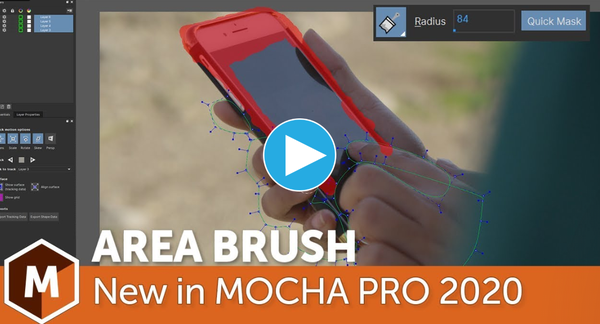 Nuke/达芬奇/Vegas/OFX专业三维摄像机反求跟踪插件Mocha Pro 2020 v7.0.1 Build 55 Win破解版