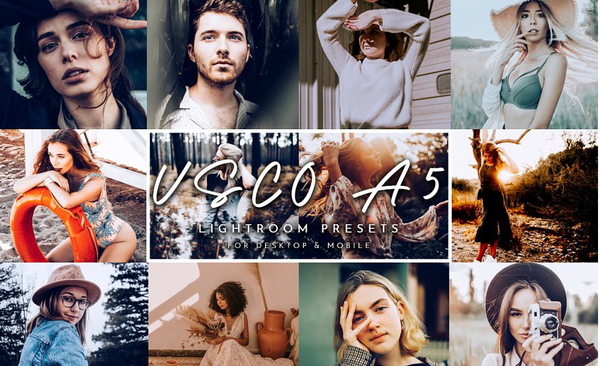 [VSCO预设] VSCO Cam A5彩色胶片LR预设+移动APP预设 VSCO A5 Lightroom Presets