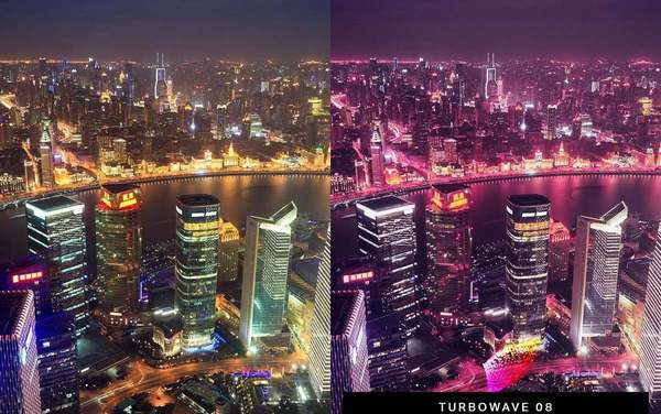 [风景LR预设] 50组城市夜景风光摄影LR预设移动APP预设 Desaturated City Lightroom