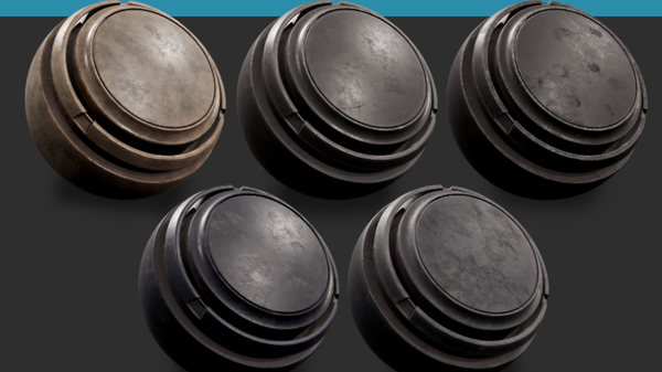 substance painter 金属智能材质6组