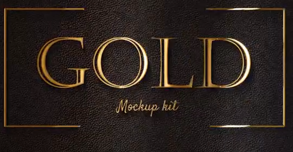 PR预设-24个三维金属质感文字标题动画 Gold Titles Kit预设