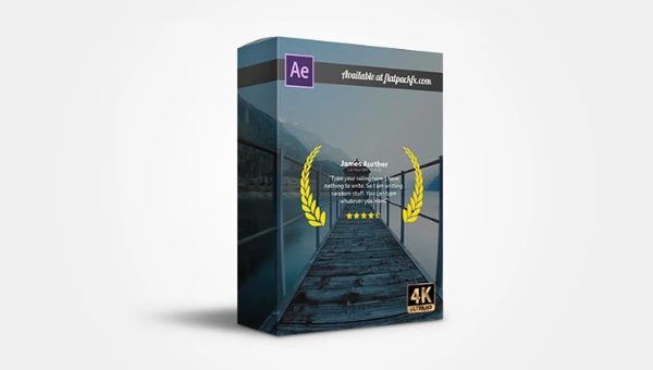 ae模板-产品测评科技测评动态星际包装AE模板