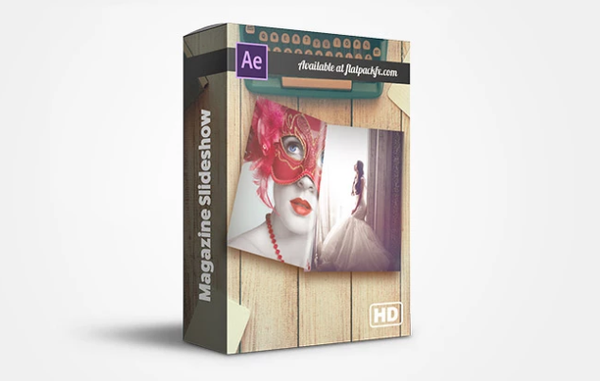 ae模版-家庭相册婚礼相册动态视频包装ae模板