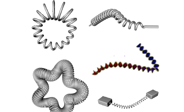 C4D插件 Helix螺旋对象插件5.0汉化版