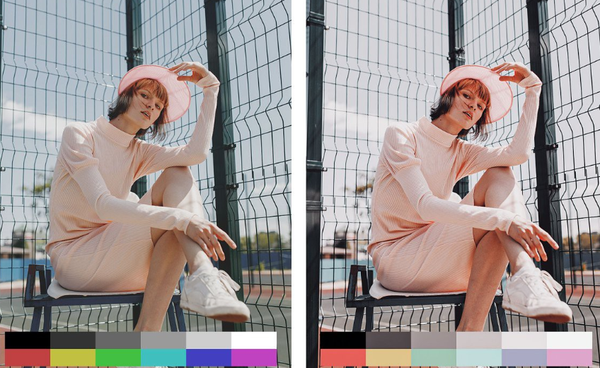 旅拍珊瑚橙色复古胶片LR预设+LUT预设Breezy Coral Lightroom Prese LUT