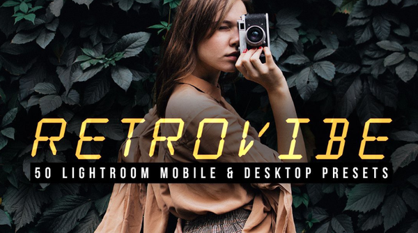 怀旧风格电影胶片LR预设+3DLUT预设 Retrovibe Lightroom Presets LUTs