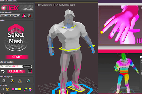 C4D超级绑定插件-角色绑定插件神器3dtoall IKMAX v1.0b for Cinema 4D