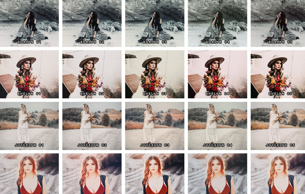 波西米亚通透胶片风LR预设/LUT预设 Bohemian Light Lightroom Presets