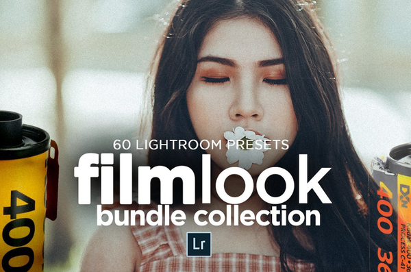 60组电影胶片Lightroom预设/手机LR预设 60 FILM LOOK Bundle LR Presets