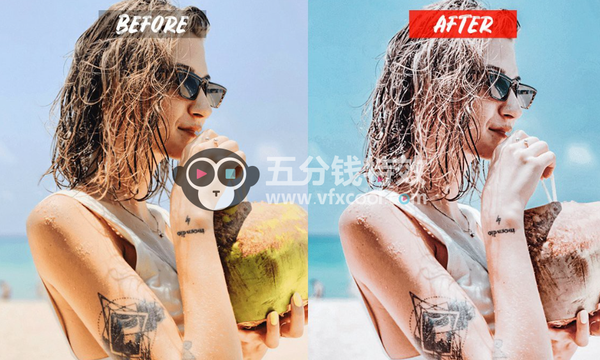 假日清新胶片人像写真LR预设/手机LR滤镜Holiday Lightroom Presets
