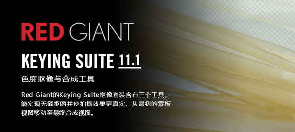 红巨人抠像套装插件 Red Giant Keying Suite 11.1.11 winmac版本