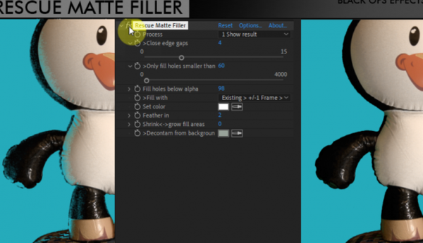 AE/PR插件-自动修复抠像损坏还原边缘细节 Rescue Matte Filler v1.2 Win/Mac破解版