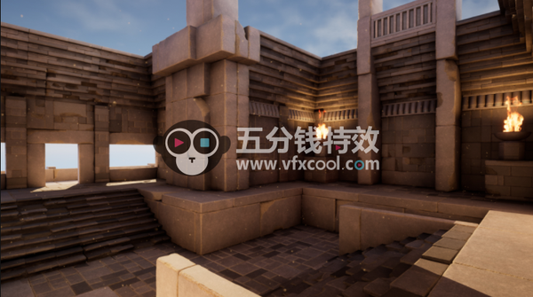 UE4 资源包模块化废墟,可自由搭建!致命废墟-模块化资产包 B