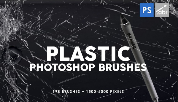 198个塑料袋,保鲜膜,虚线包装真正的塑料材料纹理笔刷