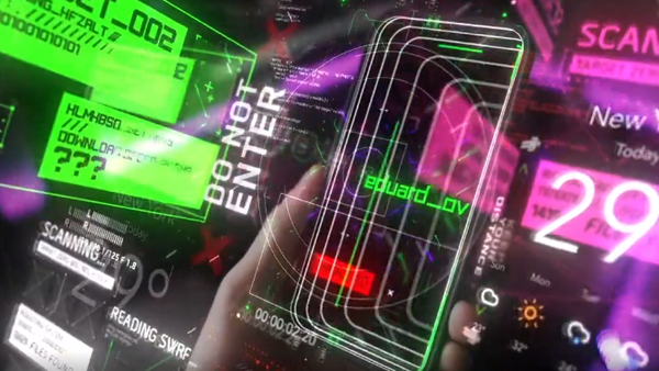 未来科技感HUD图形元素动画包 Hud Elements Pack