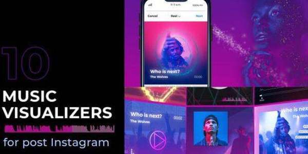 10组音乐可视化播放器动画AE模板- Music Visualizer Pack