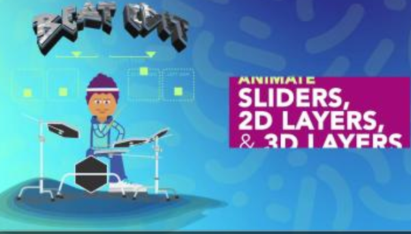 AE脚本-音乐鼓点自动节拍打点标记动画 BeatEdit v2.0.005 WIN MAC