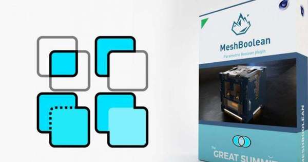 中英双语版-超级布尔1.8 TGS MeshBoolean 1.8 for Cinema 4D 插件布尔插件 支持R17-R23 Win/Mac