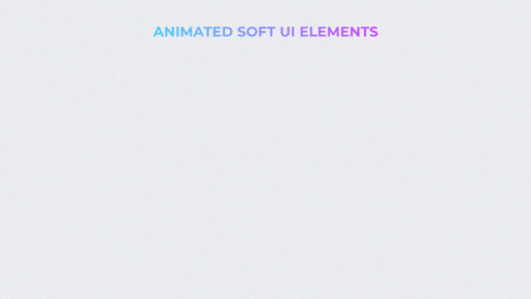 AE预设-柔和简洁大方UI界面按钮图形动画预设UI