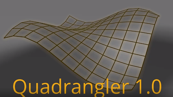 C4D插件-布线优化插件消除极点三角边 C4DPlugin Quadrangler v1.0
