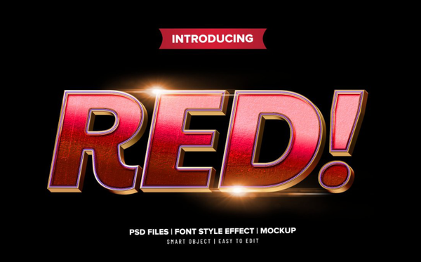 Ps 3D文字效果套装1 Photoshop 3D Text Effects BUNDLE 1