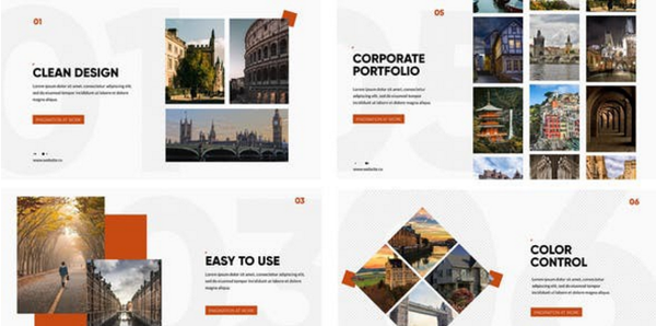 简洁干净商务包装宣传片头AE模板- Clean Corporate Presentation
